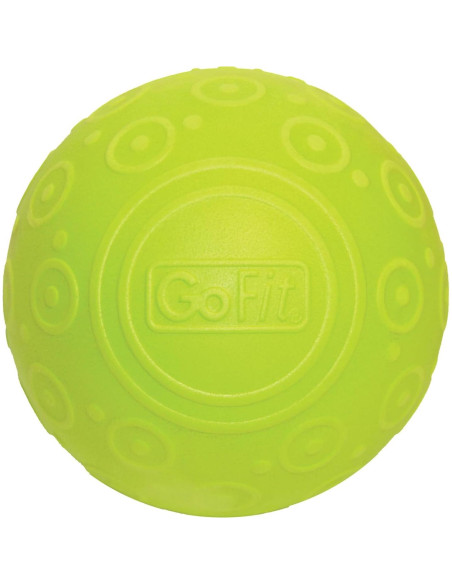 Bola de Masaje GoFit 12.7 cm - Alivio Dolor Muscular Verde