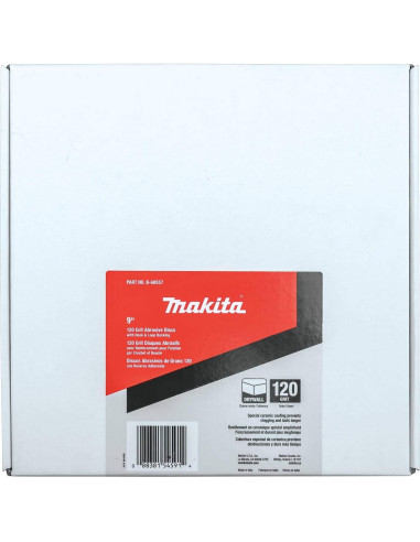 Disco Abrasivo Redondo Makita B-68557 22,86 cm Grano 120