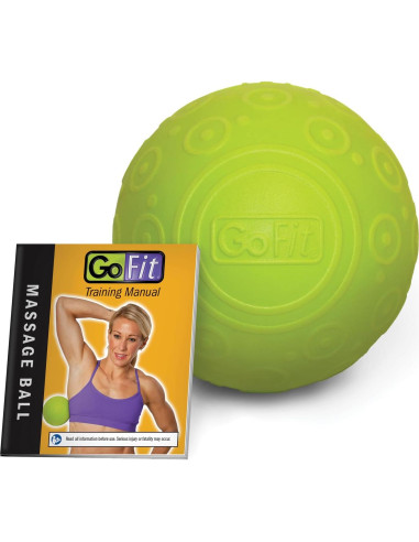 Bola de Masaje GoFit 12.7 cm - Alivio Dolor Muscular Verde