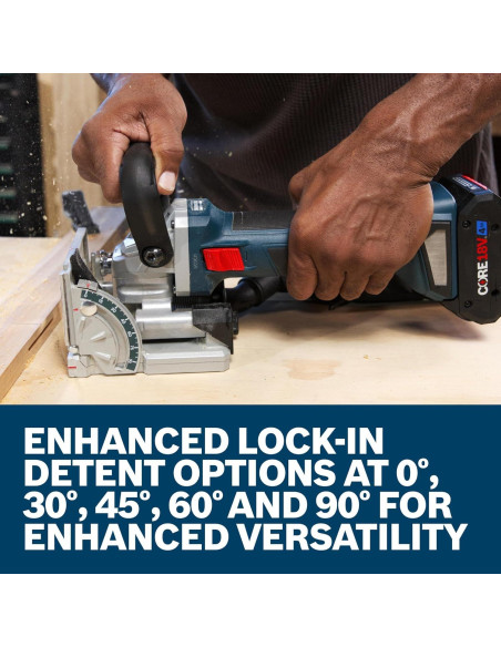 Uniones de Galleta Inalámbrica Bosch GFF18V-086 18V - Corte Preciso