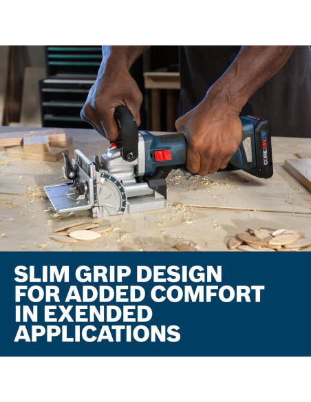 Uniones de Galleta Inalámbrica Bosch GFF18V-086 18V - Corte Preciso