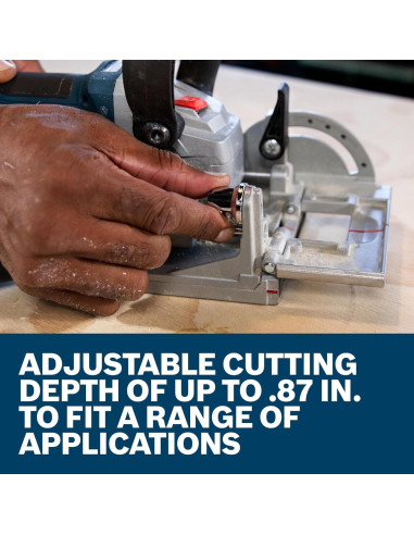 Uniones de Galleta Inalámbrica Bosch GFF18V-086 18V - Corte Preciso