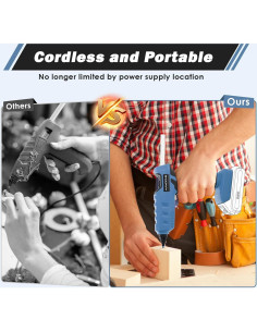 Pistola de Pegamento Inalámbrica 100W para Makita 18V 2