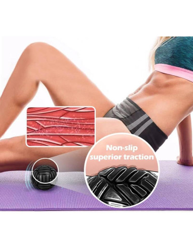 Bola de Masaje Muscular TETOP 8 cm para Liberación Miofascial