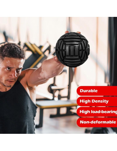 Bola de Masaje Muscular TETOP 8 cm para Liberación Miofascial