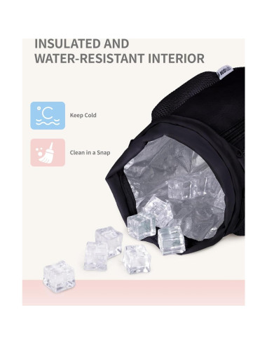 Soporte para Botellas ECOHUB con Correa Ajustable Negra