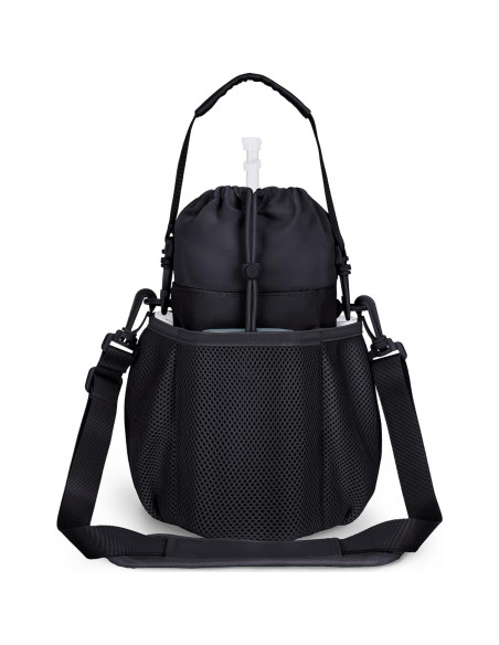 Soporte para Botellas ECOHUB con Correa Ajustable Negra