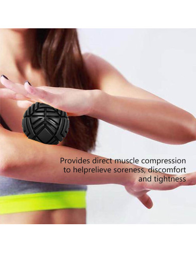 Bola de Masaje Muscular TETOP 8 cm para Liberación Miofascial