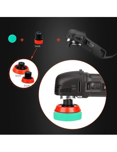 Pulidora Rotativa SPTA Mini 240V con 27 Piezas de Pulido