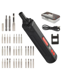 Destornillador eléctrico ANTRobut 4V con 34 accesorios