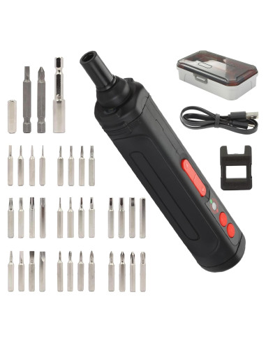 Destornillador eléctrico ANTRobut 4V con 34 accesorios