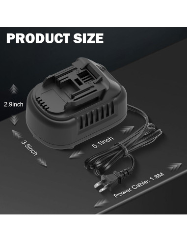 Convertidor 110V a 18V DC Makita 500W Adaptador