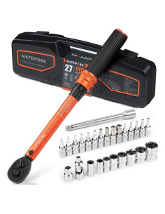 Llave de Torque Matework 1/4'' 27PCS 1-25Nm Alta Precisión