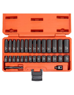 Juego de Enchufes de Impacto NEIKO 30 Piezas 4-15 mm