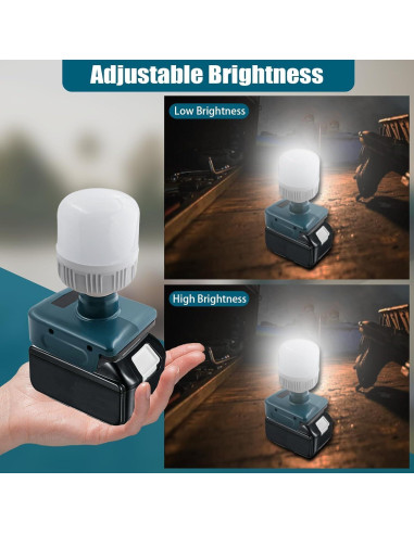 Luz de trabajo LED TEPULAS 12W 1300LM para Makita 18V