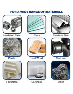 Fresa de Carburo TaitaTools SF-5 9.53mm Doble Corte 10PCs 2