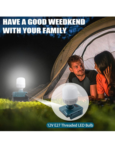 Luz de trabajo LED TEPULAS 12W 1300LM para Makita 18V