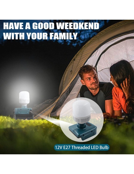 Luz de trabajo LED TEPULAS 12W 1300LM para Makita 18V