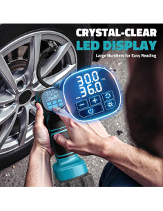 Compresor de Aire Portátil DIYtoolifz 150PSI Inalámbrico 2