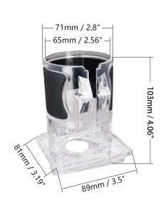 Cubierta Protectora Utoolmart para Router de Carpintería 2