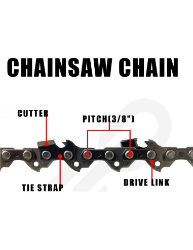 Combo Barra y Cadena Sierra 25,4 cm SGBH - 2 Cadenas