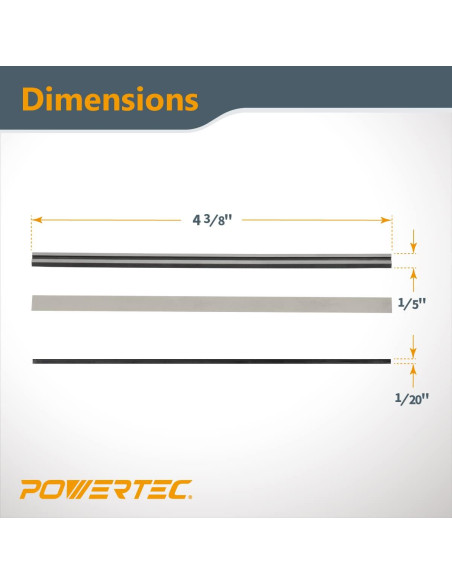 Cuchillas de Planer DuBois 82 mm 2 Piezas Carburo Tungsteno
