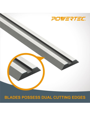 Cuchillas de Planer DuBois 82 mm 2 Piezas Carburo Tungsteno