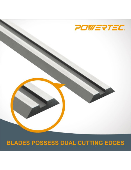 Cuchillas de Planer DuBois 82 mm 2 Piezas Carburo Tungsteno