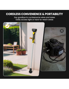 Bomba de Agua Inalámbrica MistyJungle 21V 720GPH 10m 2