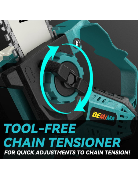 Mini Motosierra Eléctrica DEMIMA 800W 2-en-1 20cm y 15cm