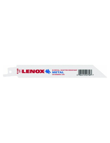 Hoja de Sierra Recíproca LENOX 6" 14T 50PK