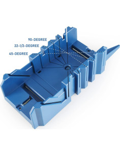 Caja de inglete Olympia Tools con sierra de 35,56 cm 2