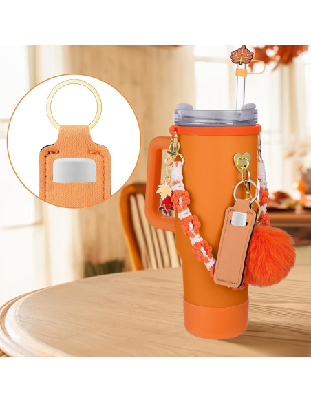 Mity Rain 8 Accesorios para Taza Stanley 30/40 oz Naranja