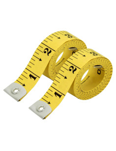 Cinta Métrica Flexible Kesri 2 Paquete 150 cm Doble Escala