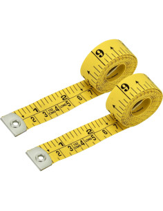 Cinta Métrica Flexible Kesri 2 Paquete 150 cm Doble Escala 2