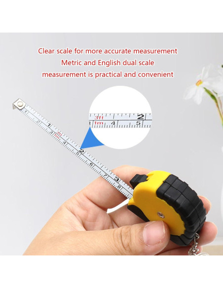 Cinta Métrica Doble Escala Galepromot Mini 0,91 m Llave