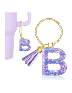 Encanto Inicial Morado para Taza Stanley - Letra B