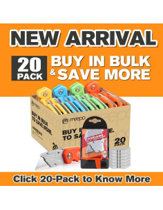 Cortador de Cajas M MEEPO Paquete de 4 Ergonómico 2