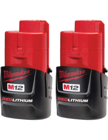 Kit Taladro/Atornillador Inalámbrico Milwaukee M12 12V 2 Herramientas