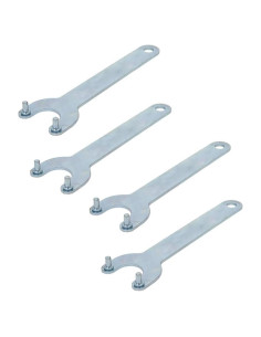 Llave de Ángulo Utoolmart 4Pcs Hierro 140mm para Amoladoras