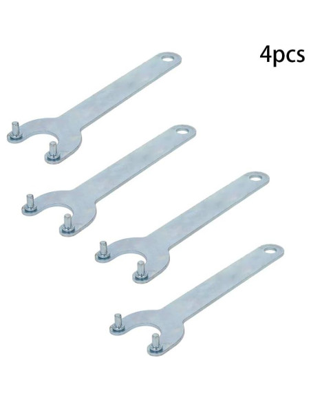Llave de Ángulo Utoolmart 4Pcs Hierro 140mm para Amoladoras