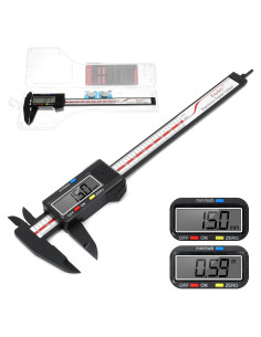 Calibrador Digital Esydon 150 mm con Pantalla LCD y Estuche