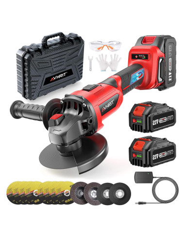 Amoladora Angular Inalámbrica Avhrit 21V 9500 RPM 4-1/2''