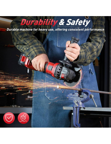 Amoladora Angular Inalámbrica Avhrit 21V 9500 RPM 4-1/2''