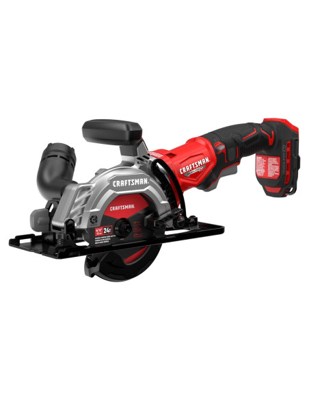 Sierra Circular Inalámbrica CRAFTSMAN V20 11,43 cm Sin Escobillas