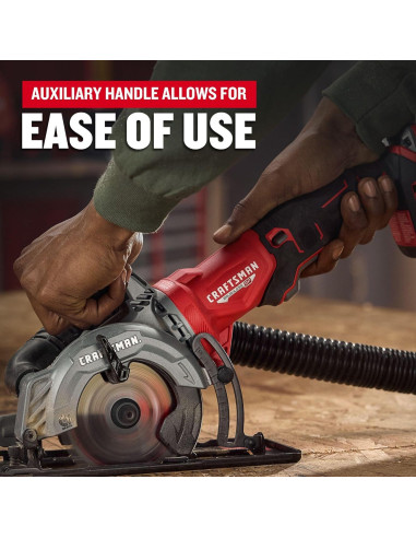 Sierra Circular Inalámbrica CRAFTSMAN V20 11,43 cm Sin Escobillas