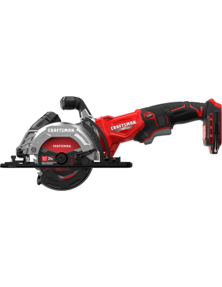 Sierra Circular Inalámbrica CRAFTSMAN V20 11,43 cm Sin Escobillas