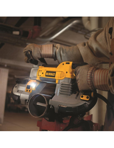 Sierra de Banda Portátil DEWALT DWM120K 10A 12.7cm Corte Profundo