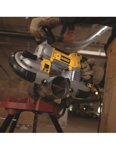 Sierra de Banda Portátil DEWALT DWM120K 10A 12.7cm Corte Profundo