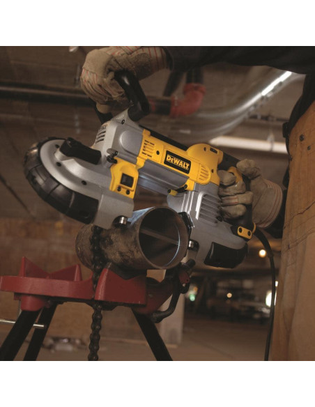 Sierra de Banda Portátil DEWALT DWM120K 10A 12.7cm Corte Profundo